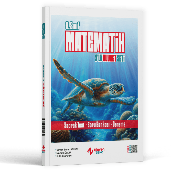 İşleyen Zeka Yayınları 8. Sınıf Matematik 3 lü Kuvvet Serisi Seti