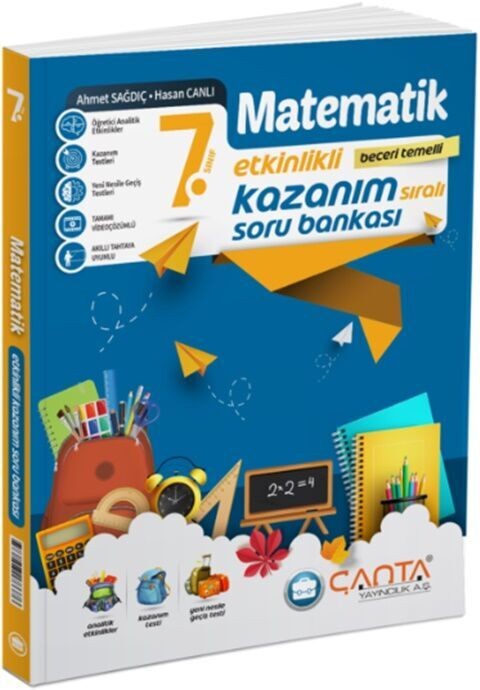 Çanta Yayınları 7. Sınıf Matematik Etkinlikli Kazanım Soru Bankası