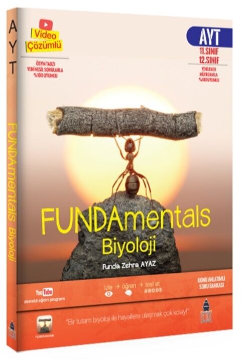 AYT FUNDAmentals Biyoloji Konu Anlatımlı Soru Bankası Tonguç Akademi