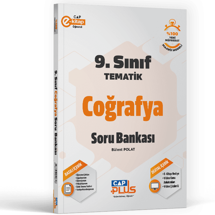 Çap Yayınları 9. Sınıf Coğrafya Tematik Soru Bankası