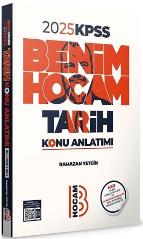 Benim Hocam Yayınları 2025 KPSS Tarih Konu Anlatımı