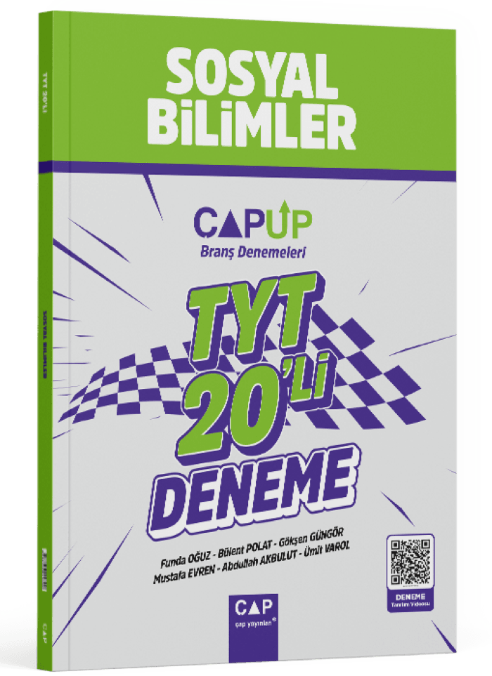 Çap Yayınları TYT Sosyal Bilimler 20 li Deneme