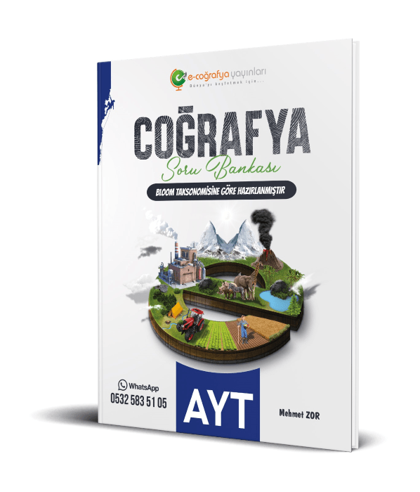 E-coğrafya Yayınları AYT Coğrafya Soru Bankası