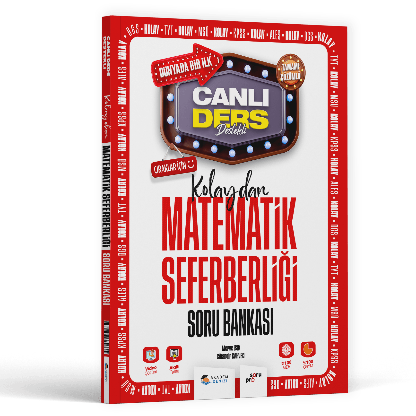 Akademi Denizi Yayınları KPSS TYT Kolaydan Matematik Seferberliği Soru Bankası