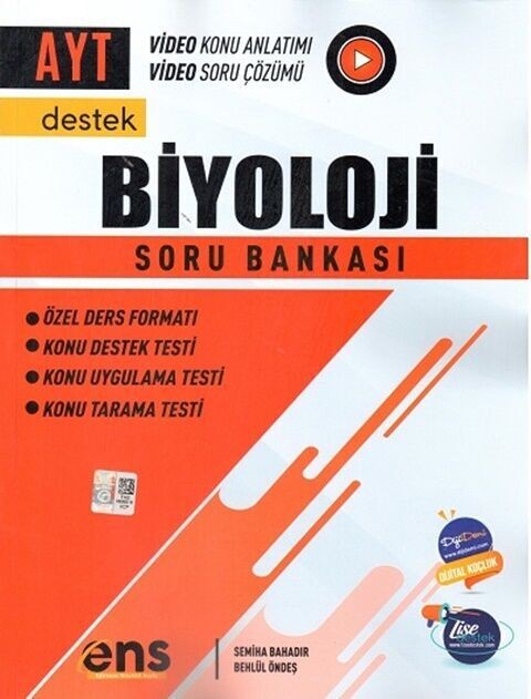 ENS Yayıncılık AYT Biyoloji Soru Bankası