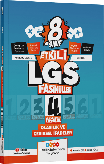 Etkili Matematik Yayınları 8. Sınıf Etkili LGS Fasikül Olasılık ve Cebirsel İfadeler 4