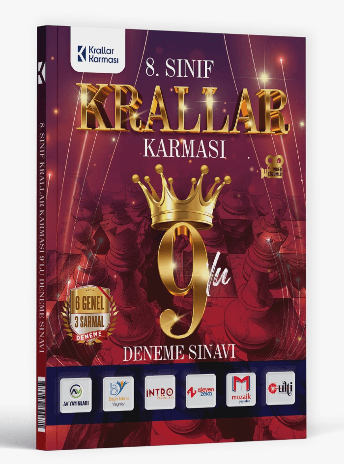 Krallar Karması Yayıncılık 8. Sınıf Tüm Dersler 9 lu Deneme
