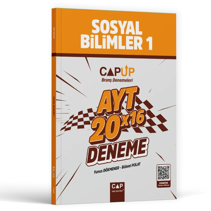 Çap Yayınları AYT Sosyal Bilimler 1 20 X 16 Up Deneme