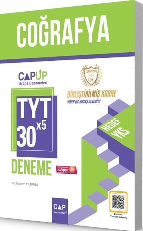 Çap Yayınları TYT Coğrafya 30 X 5 Up Deneme