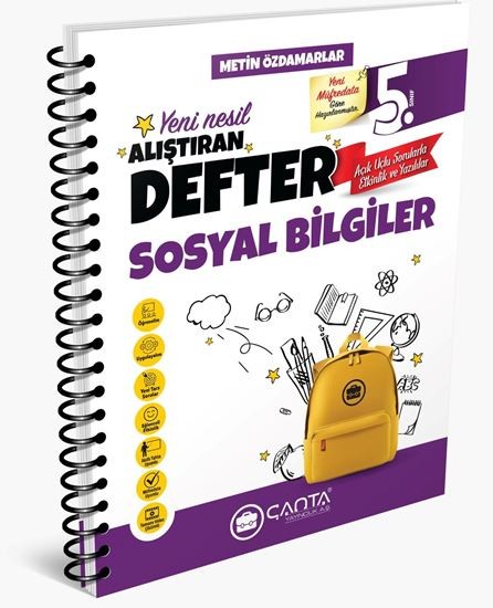 Çanta Yayınları 5. Sınıf Sosyal Bilgiler Alıştıran Defter