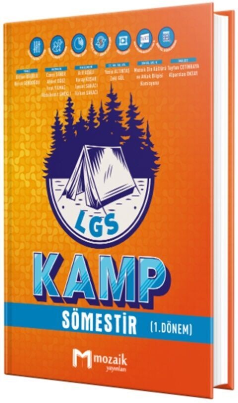 Mozaik Yayınları 8. Sınıf LGS Kamp Sömestır 1. Dönem