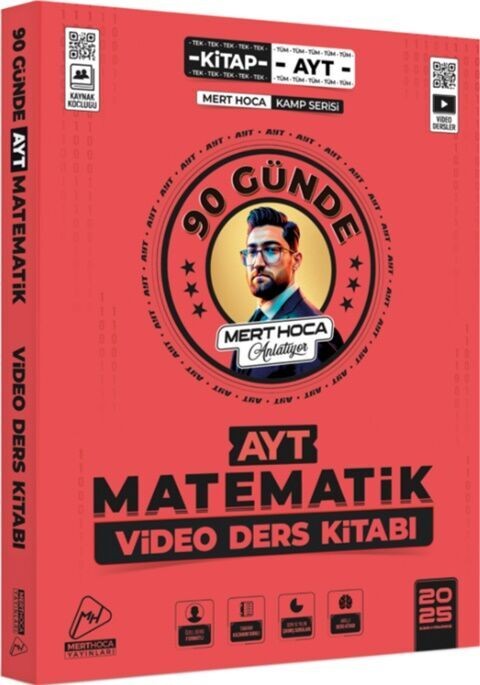 Mert Hoca 2025 90 Günde AYT Matematik Kampı Video Ders Kitabı