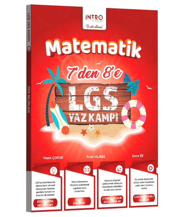 İntro Yayınları 7 den 8 e LGS Matematik Yaz Kampı