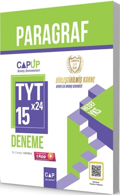 Çap TYT Paragraf 15 x 24 Branş Denemesi