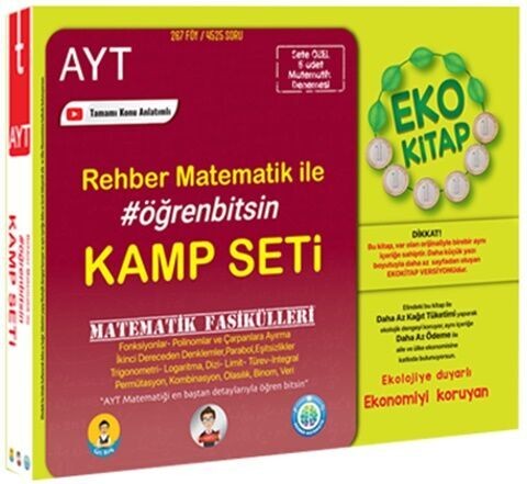 AYT Matematik Fasikülleri Seti Eko Tonguç Akademi