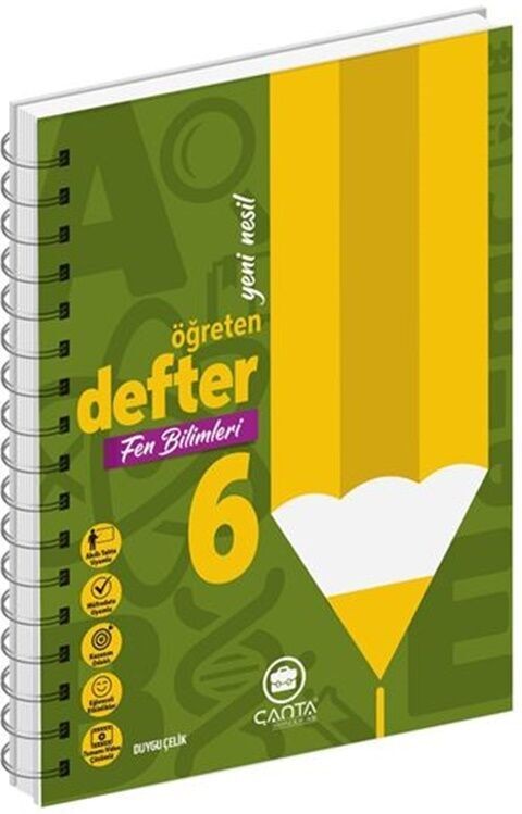 Çanta Yayınları 6. Sınıf Fen Bilimleri Öğreten Defter