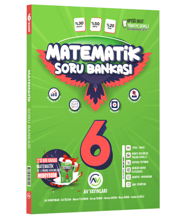 Av Yayınları 6. Sınıf Matematik Soru Bankası