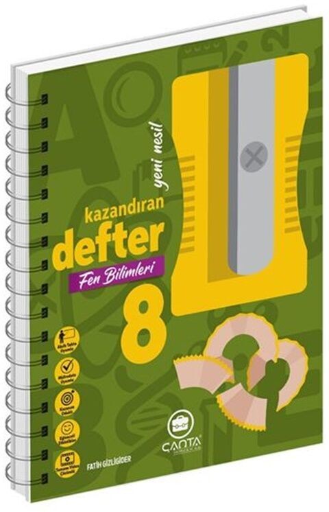 Çanta Yayınları 8. Sınıf Fen Bilimleri Kazandıran Defter