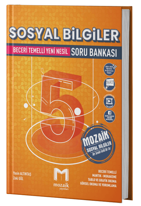 Mozaik Yayınları 5. Sınıf Sosyal Bilgiler Soru Bankası