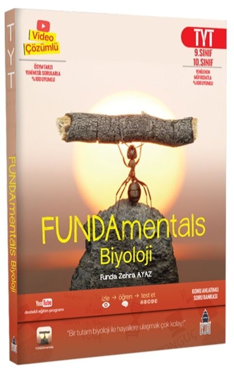 FUNDAmentals Biyoloji TYT Konu Anlatımlı Soru Bankası Tonguç Akademi