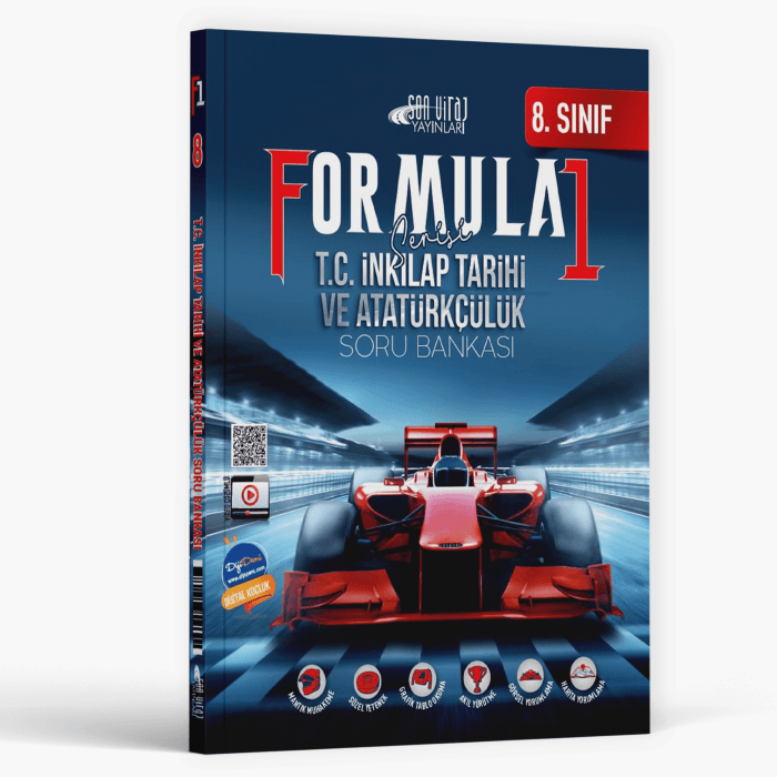 Son Viraj Yayınları 8. Sınıf T. C. İnkılap Tarihi ve Atatürkçülük Formula 1 Soru Bankası