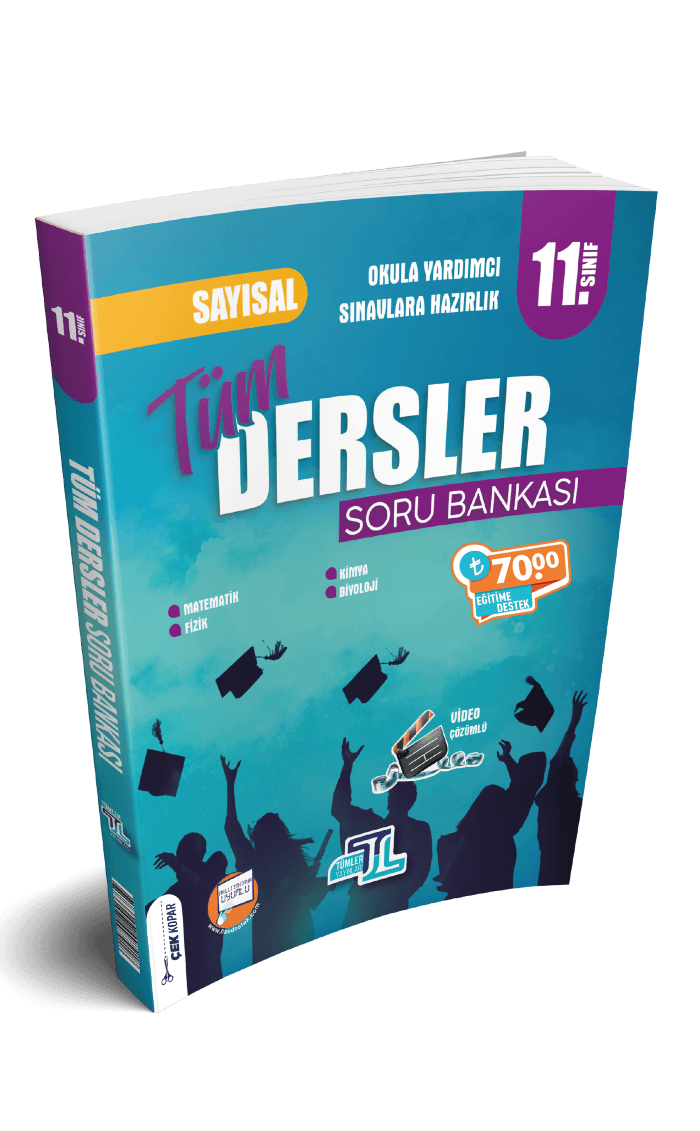 Tümler Yayınları 11. Sınıf Tüm Dersler Sayısal Soru Bankası