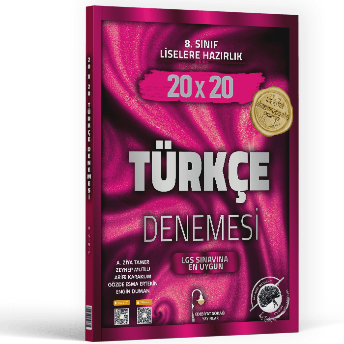 Edebiyat Sokağı Yayınları 8. Sınıf Türkçe 20 x 20 Deneme