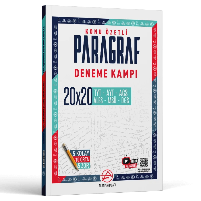 TYT Paragraf Konu Özetli 20 x 20 Deneme Kampı | Aska Kitap