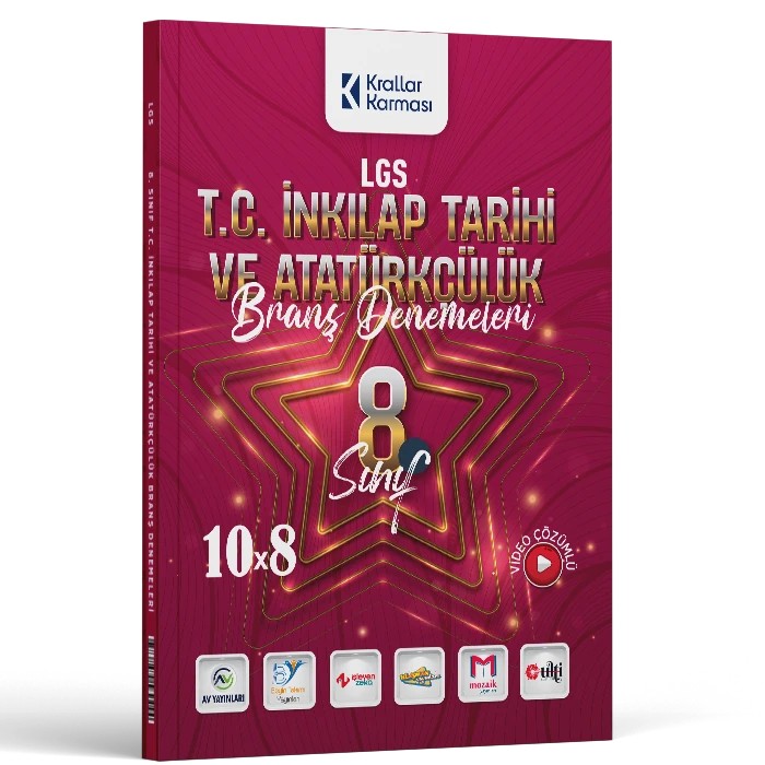 Krallar Karması 8. Sınıf LGS T.C. İnkılap Tarihi ve Atatürkçülük 10 x 7 Branş Denemeleri