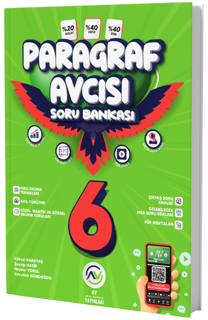 Av Yayınları 6. Sınıf Paragraf Avcısı Soru Bankası