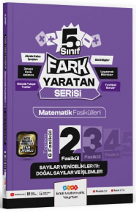 Etkili Matematik Yayınları 5. Sınıf Sayılar ve Nicelikler - 1 Doğal Sayılar ve İşlemler Fasikülü