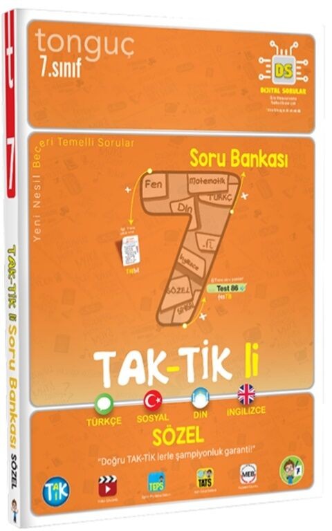 7. Sınıf Sözel Taktikli Soru Bankası Tonguç Yayınevi