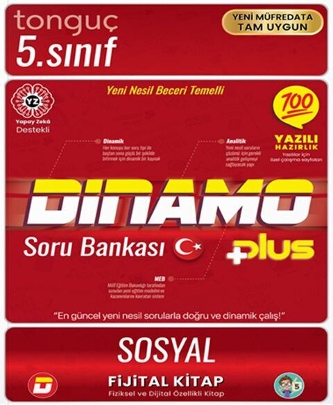 5.Sınıf Sosyal Bilgiler Dinamo Soru Bankası Tonguç Akademi
