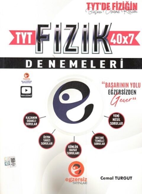 Egzersiz Yayınları TYT Fizik 40 x 7 Denemeleri