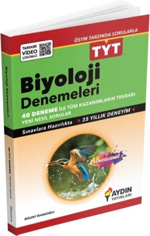 Aydın Yayınları TYT Biyoloji 40 Deneme