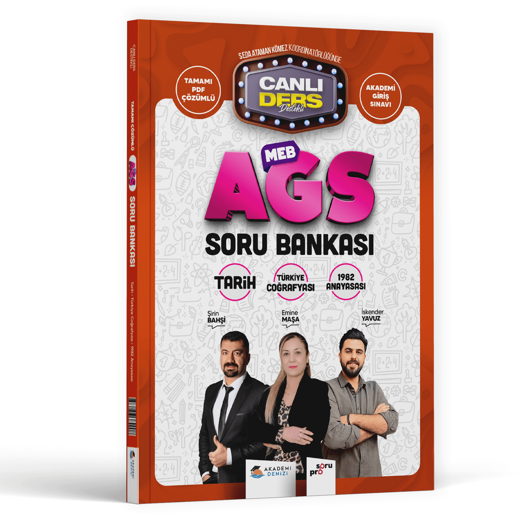 Akademi Denizi Yayınları MEB AGS Tarih Coğrafya Anayasa Soru Bankası