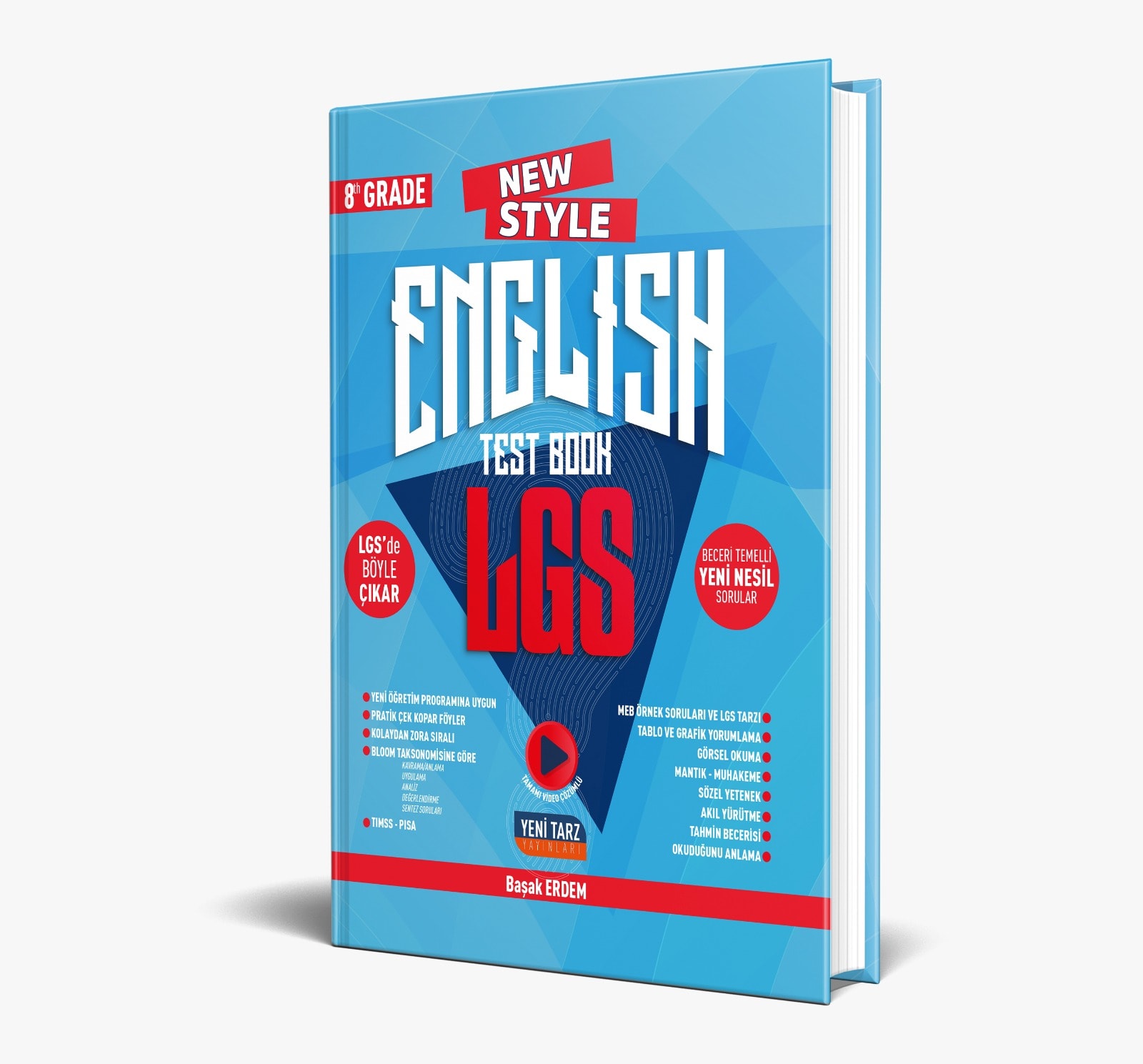 Yeni Tarz Yayınları 8. Sınıf LGS English Test Book Video Çözümlü