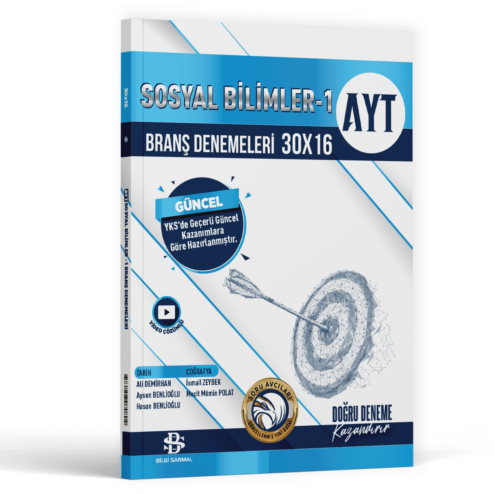 Bilgi Sarmal Yayınları AYT Sosyal Bilimler 30 x 16 Branş Deneme