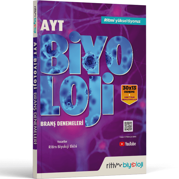 Ritim Yayınları AYT Biyoloji 30 x 13 Branş Denemeleri