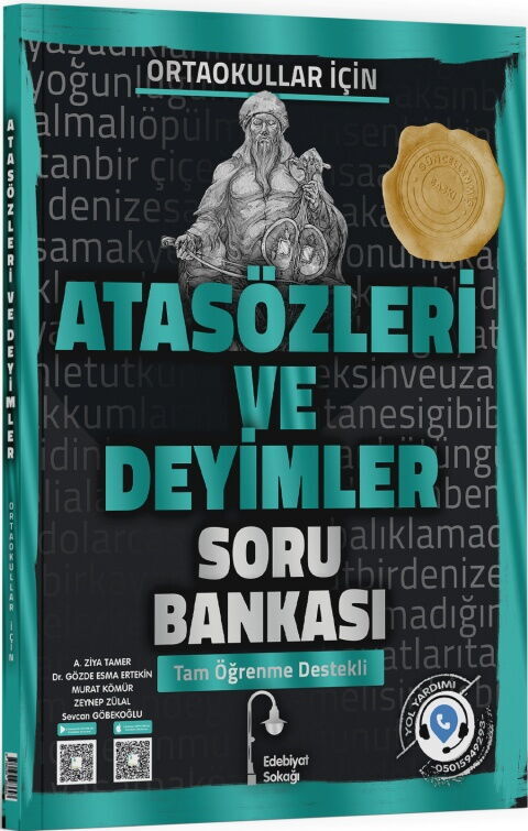 Edebiyat Sokağı Yayınları 5. 6. 7. 8. Sınıf Atasözleri ve Deyimler Soru Bankası