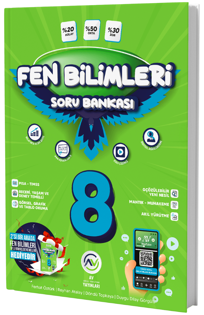 Av Yayınları 8. Sınıf Fen Bilimleri Soru Bankası