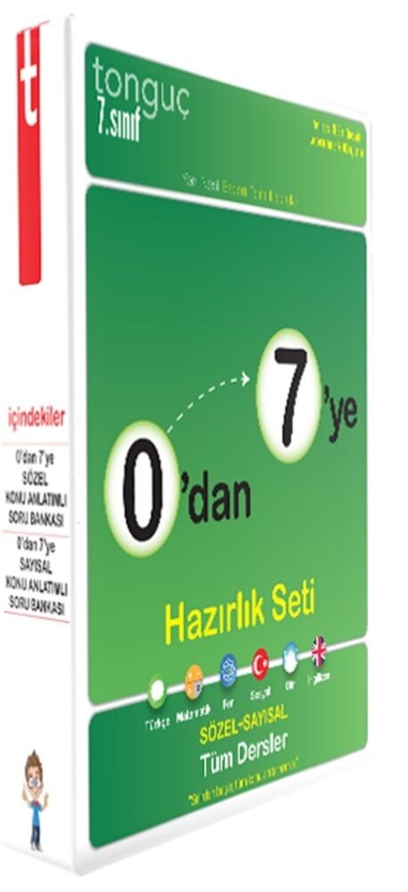 0`dan 7`ye Konu Anlatımlı Soru Bankası Seti Tonguç Akademi
