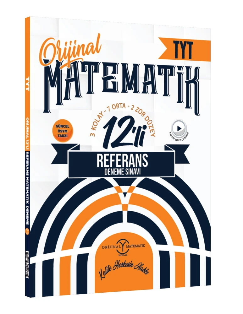 Orijinal Yayınları TYT Matematik 12 li Referans Deneme Sınavı