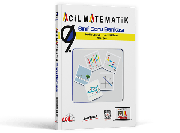 Acil Yayınları 9. Sınıf Acil Matematik Soru Bankası