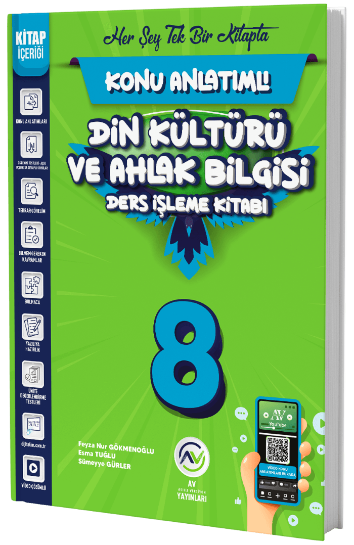 Av Yayınları 8. Sınıf Din Kültürü ve Ahlak Bilgisi Ders İşleme Kitabı