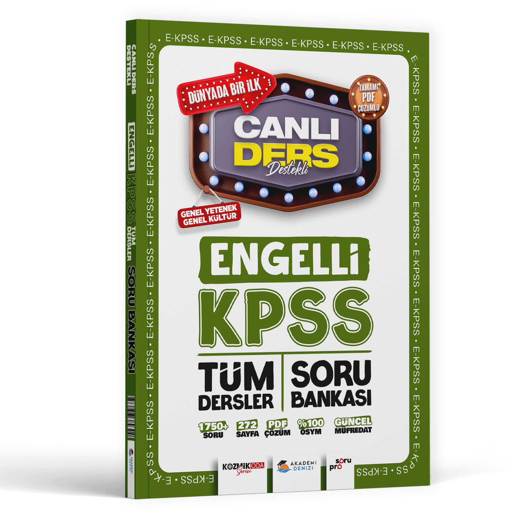 Akademi Denizi Yayınları 2025 EKPSS Genel Kültür Genel Yetenek Engelli Tüm Dersler Soru Bankası
