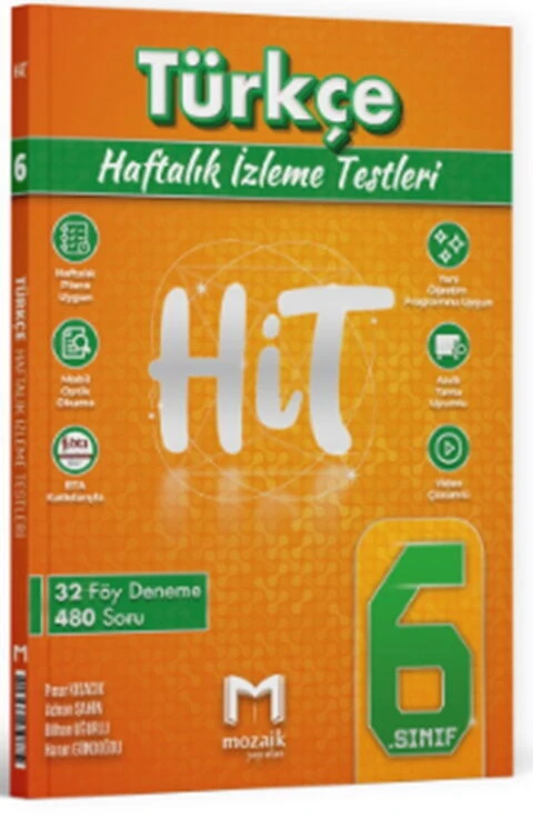 6. Sınıf Türkçe HİT 32 Deneme | 2026 | Mozaik | Aska Kitap