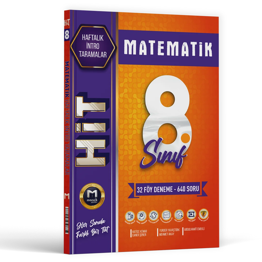 Mozaik Yayınları 8. Sınıf Matematik Hit 32 lı Deneme