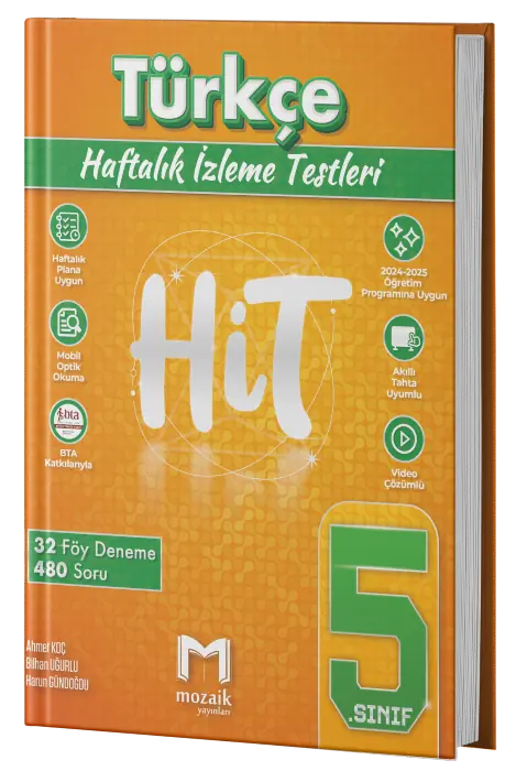 5. Sınıf Türkçe HİT 32 Deneme | 2026 | Mozaik | Aska Kitap