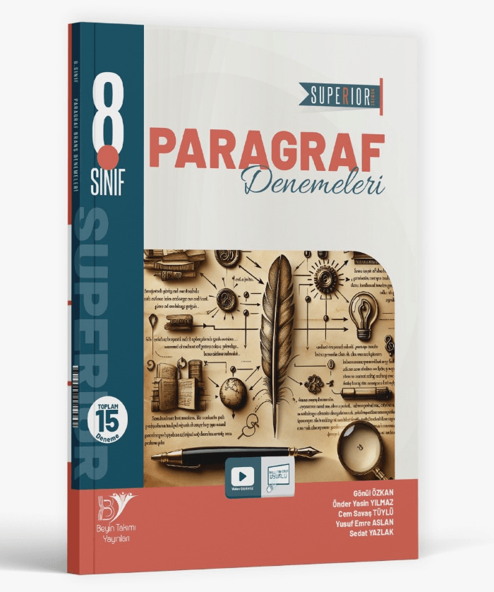 Beyin Takımı Yayınları 8. Sınıf LGS Paragraf Superıor 15 li Deneme